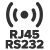 Supports RJ45 / RS232